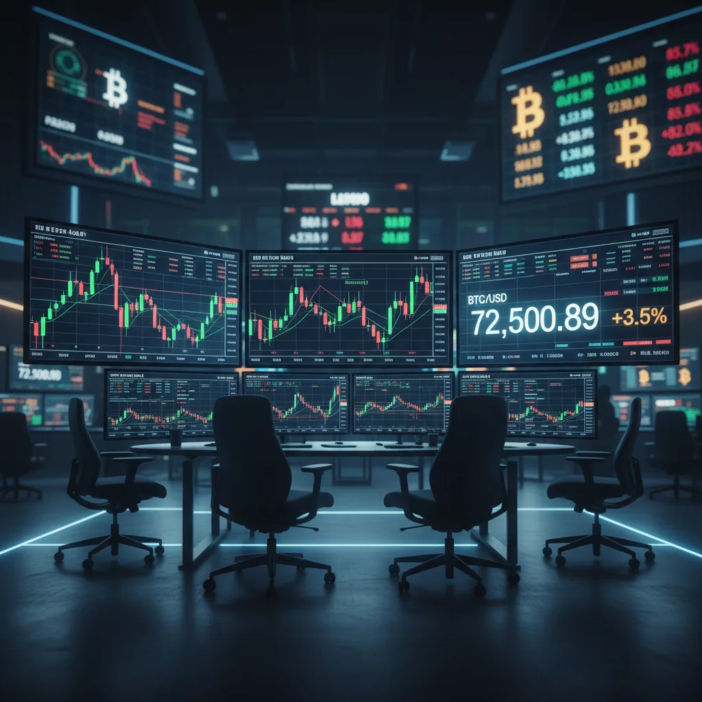 Биткоин восстанавливается до $74,5 тыс. на фоне роста фондового рынка США