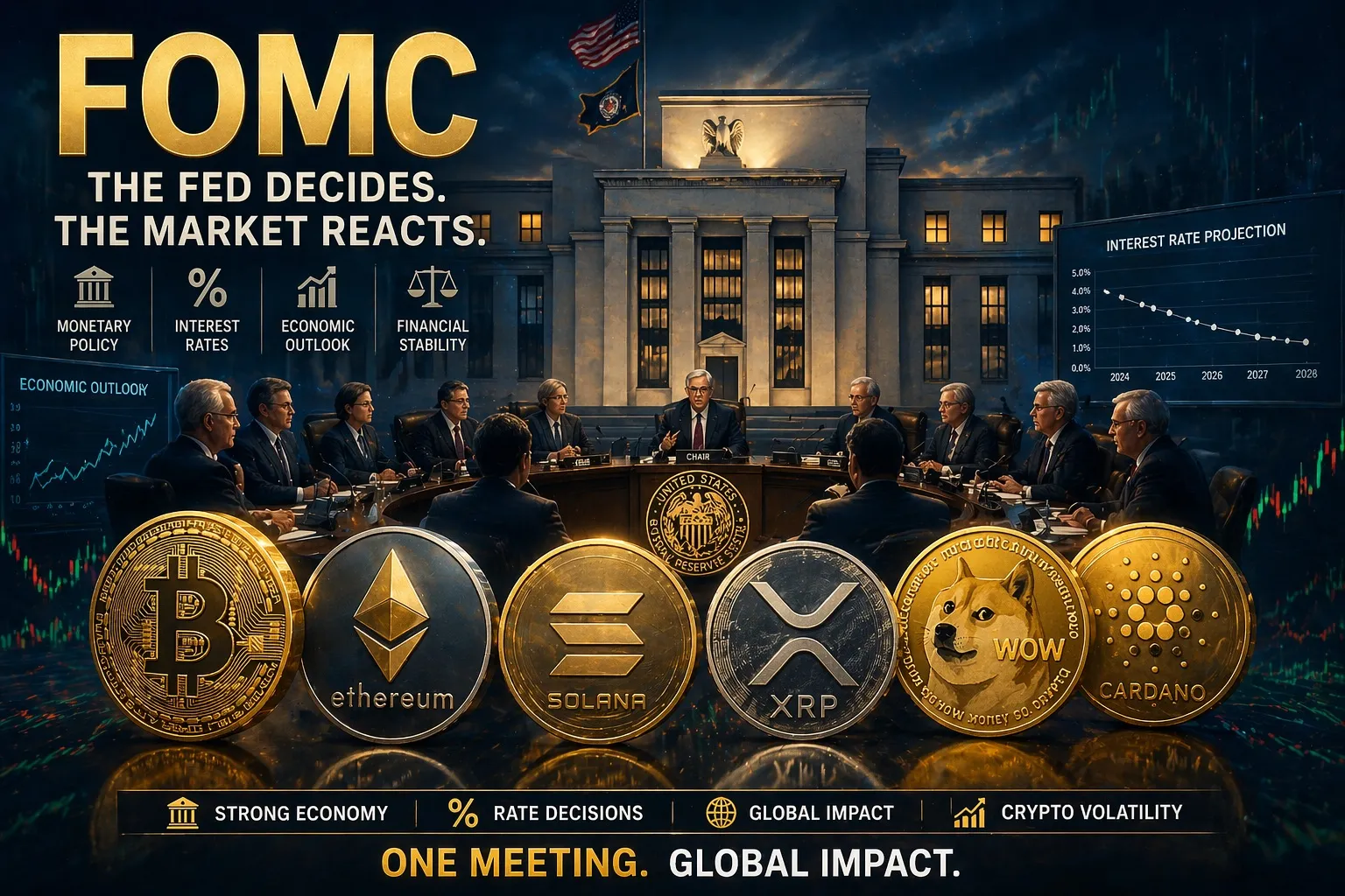 Заседание FOMC 29 апреля 2026 года: ожидания для крипторынка