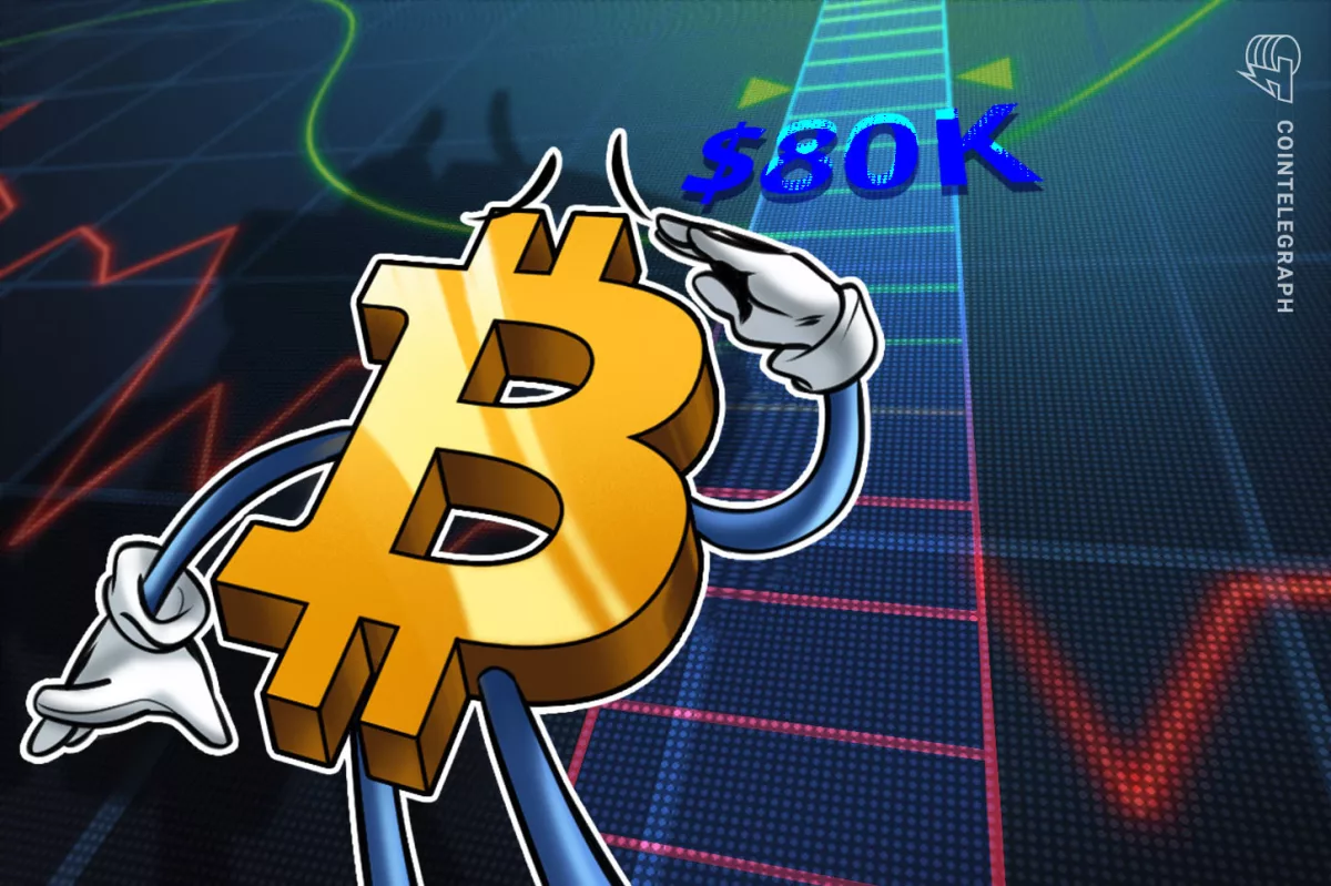 Почему биткоин не может пробить $80 000: три ключевых фактора