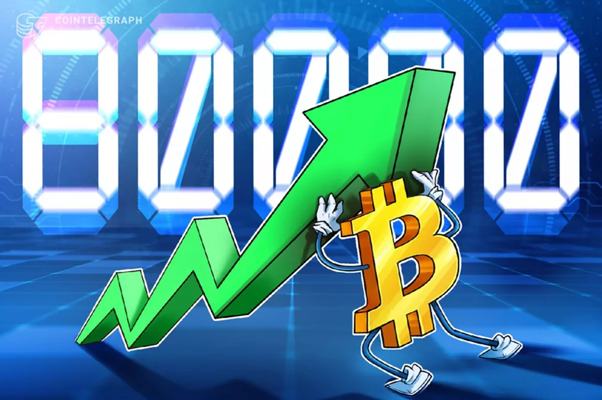 Биткоин превысил $80 тыс. впервые с января 2024 года