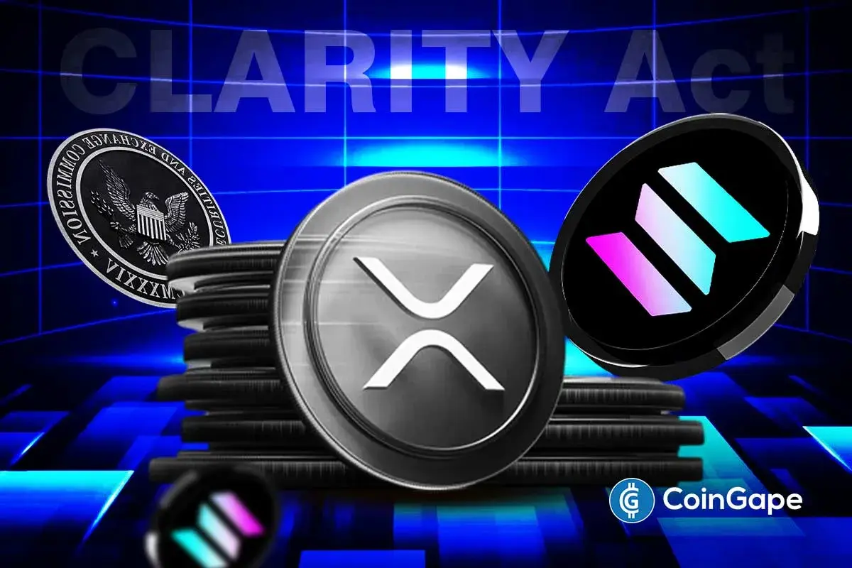 Курс XRP и Solana стабилизировался перед обсуждением SEC CLARITY Act