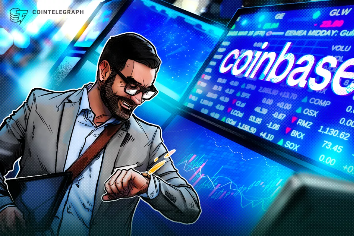 Премия Coinbase упала до минимума месяца: институционалы хеджируются на фоне неопределённости
