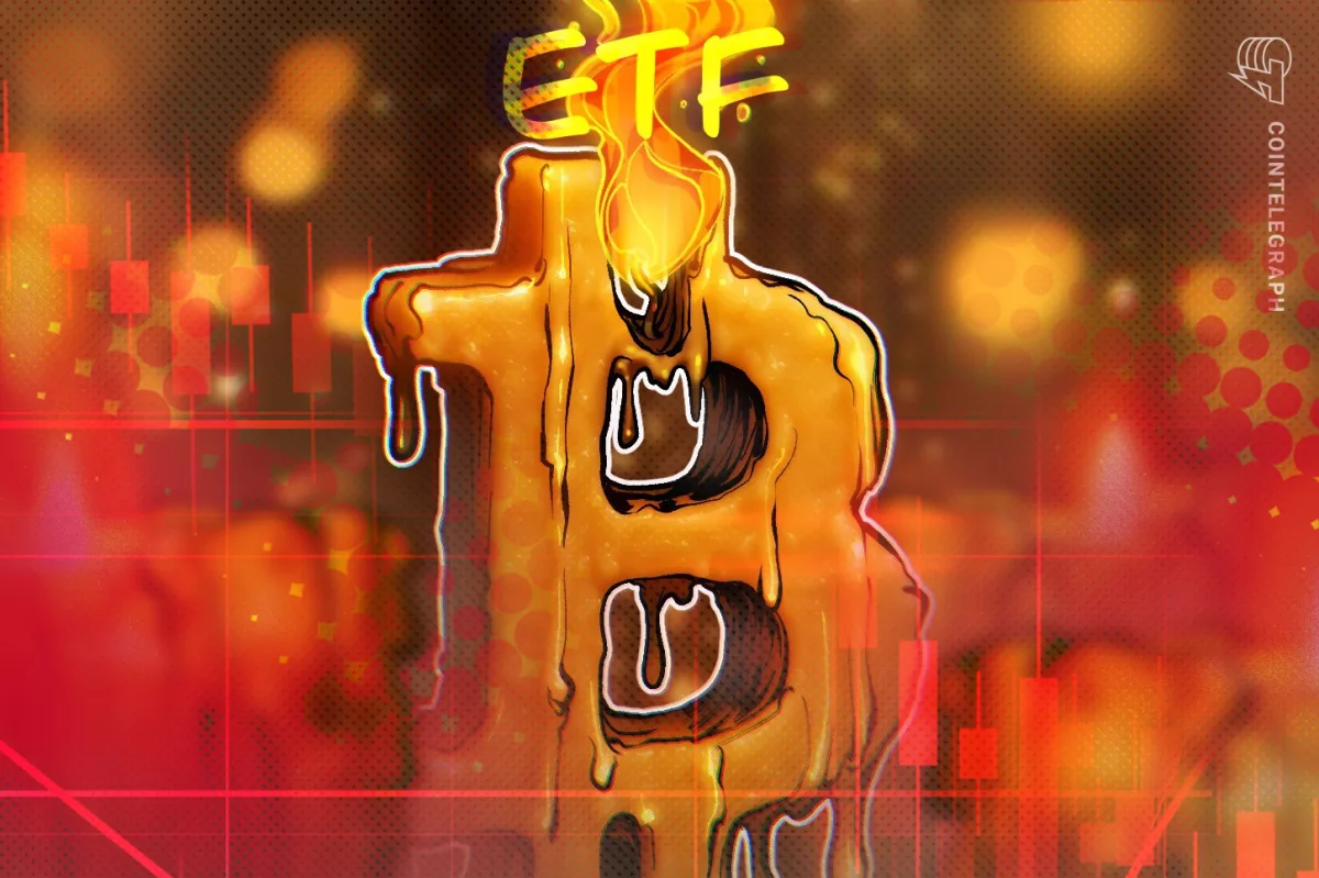 Чистый приток биткоин-ETF сократился до $536 млн: 6 дней оттока подряд
