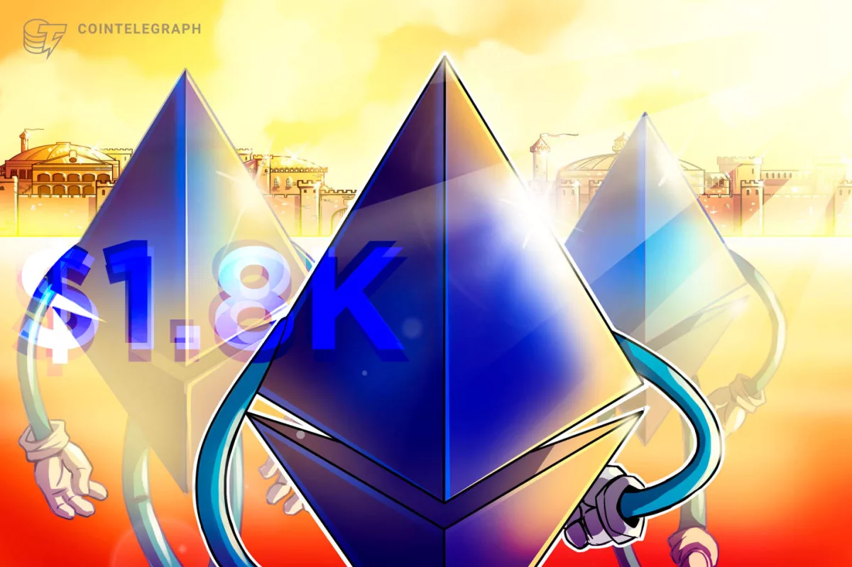 Три причины, почему трейдеры ожидают удержания ETH выше $1800